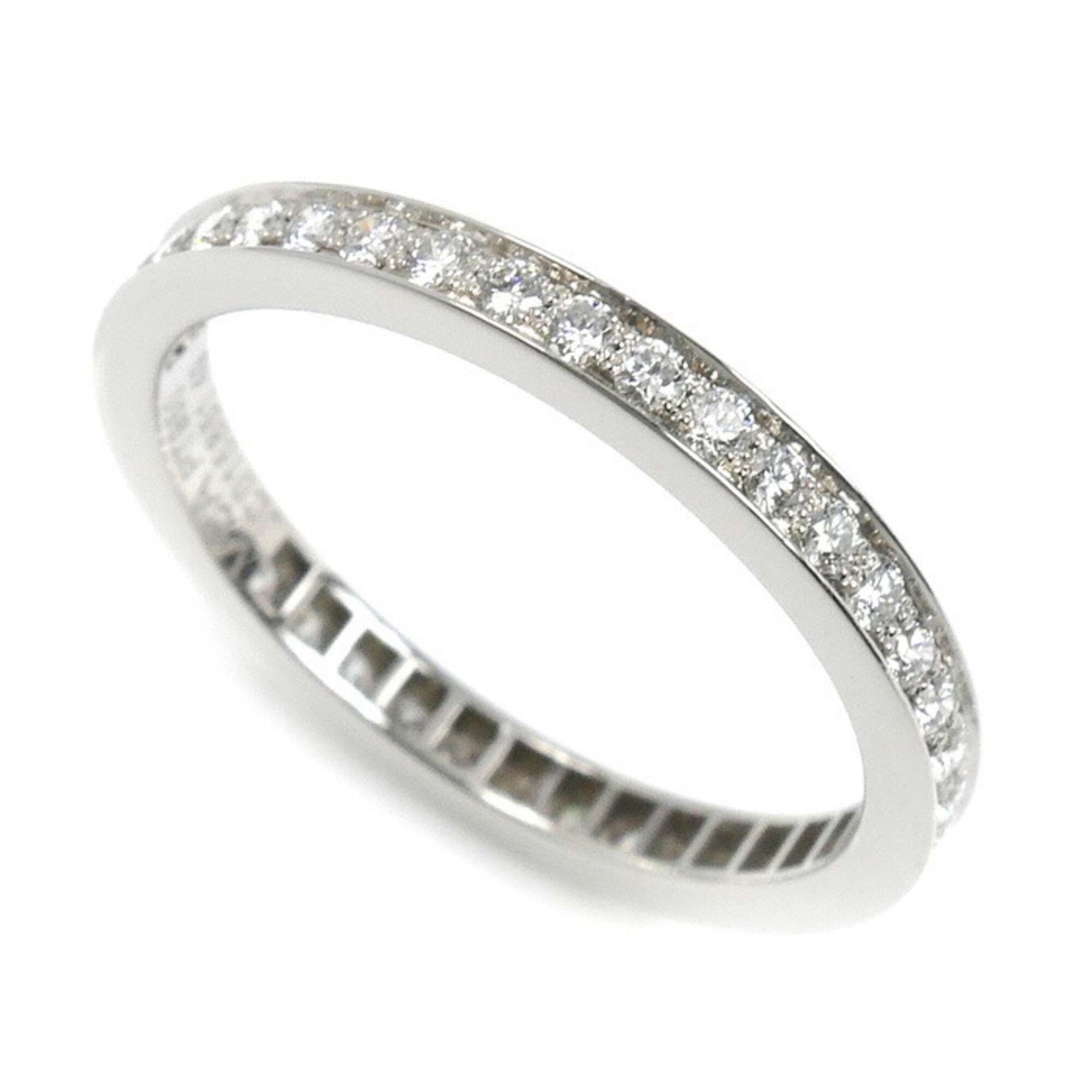 Van Cleef Arpels Pt950 Platinum Romance Eternity Ring Vcarpjmj00 With Diamo 2603$
